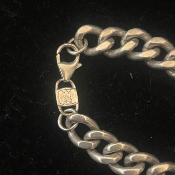 .999 Silver Curb Link Chain Necklace - Picture 2 of 6